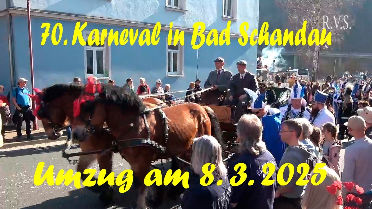 70. Bad Schandauer Karneval - Umzug 8.3. 2025