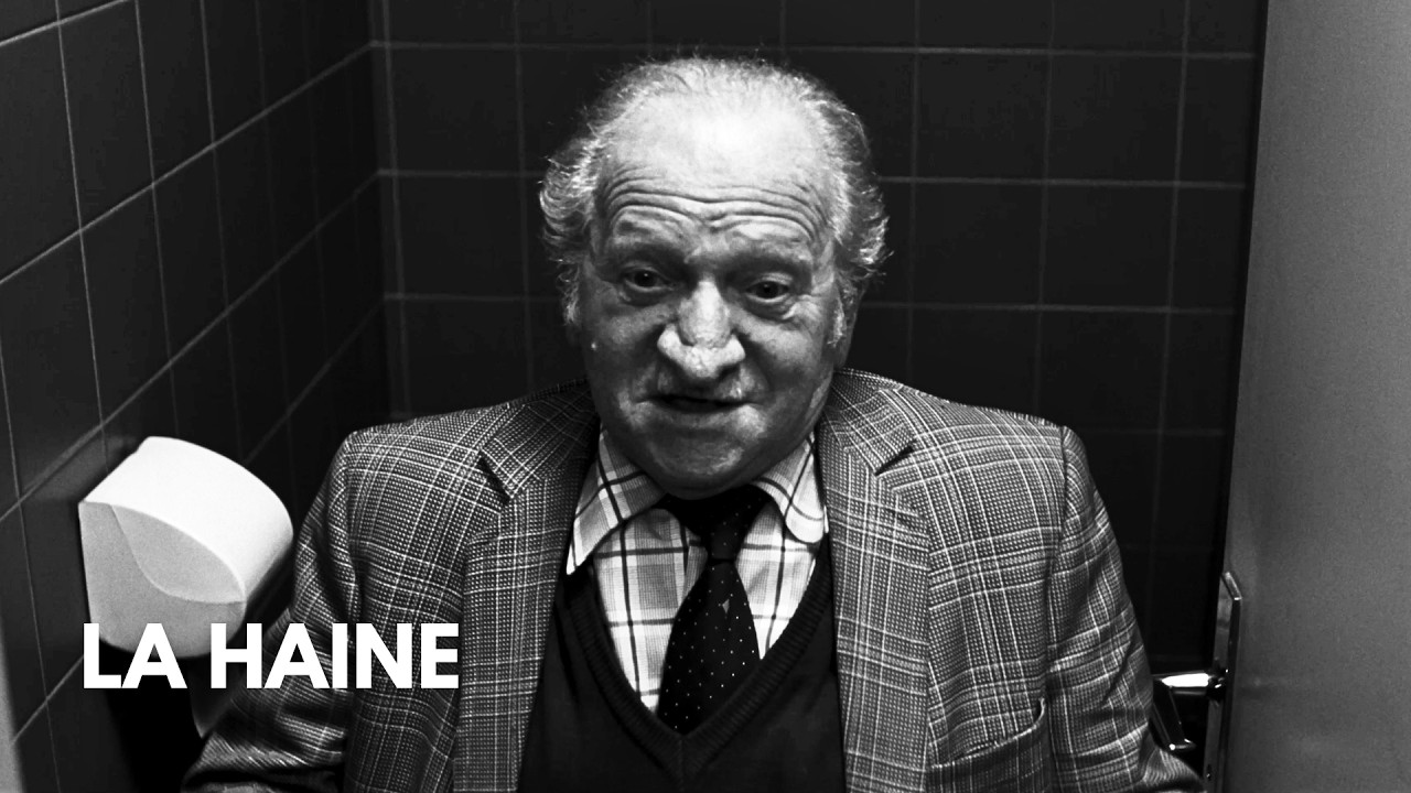 The Old Man in the Restroom | La Haine (1995) | 4K Restored CLIP