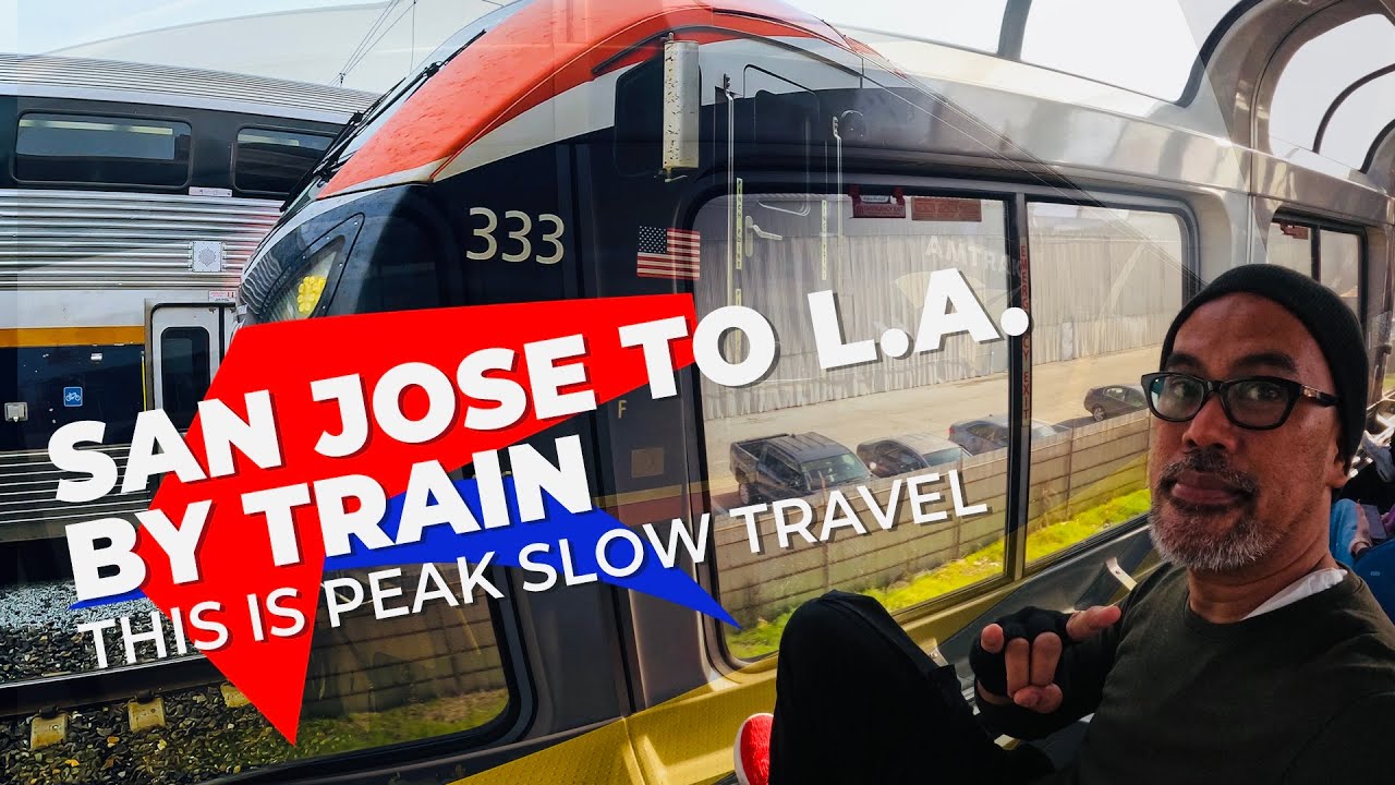 Amtrak Train Ride from San Jose to Los Angeles 🇺🇸 | Scenic California Views