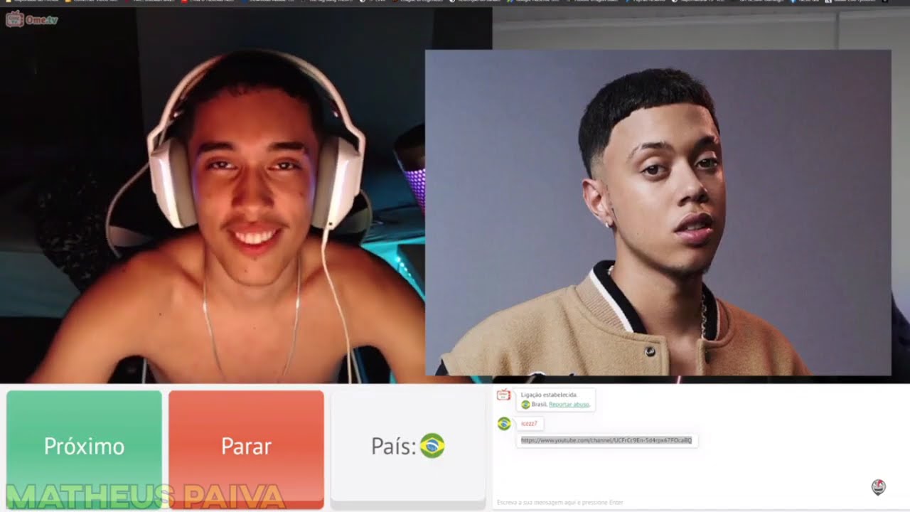 LUANGAMEPLAY NO OMEGLE ZUANDO OS INSCRITOS - MELHORES MOMENTOS