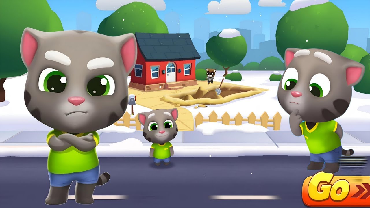 Talking Tom Gold Run - Tom - Full Screen - LILU Gameplay (Android, iOS)