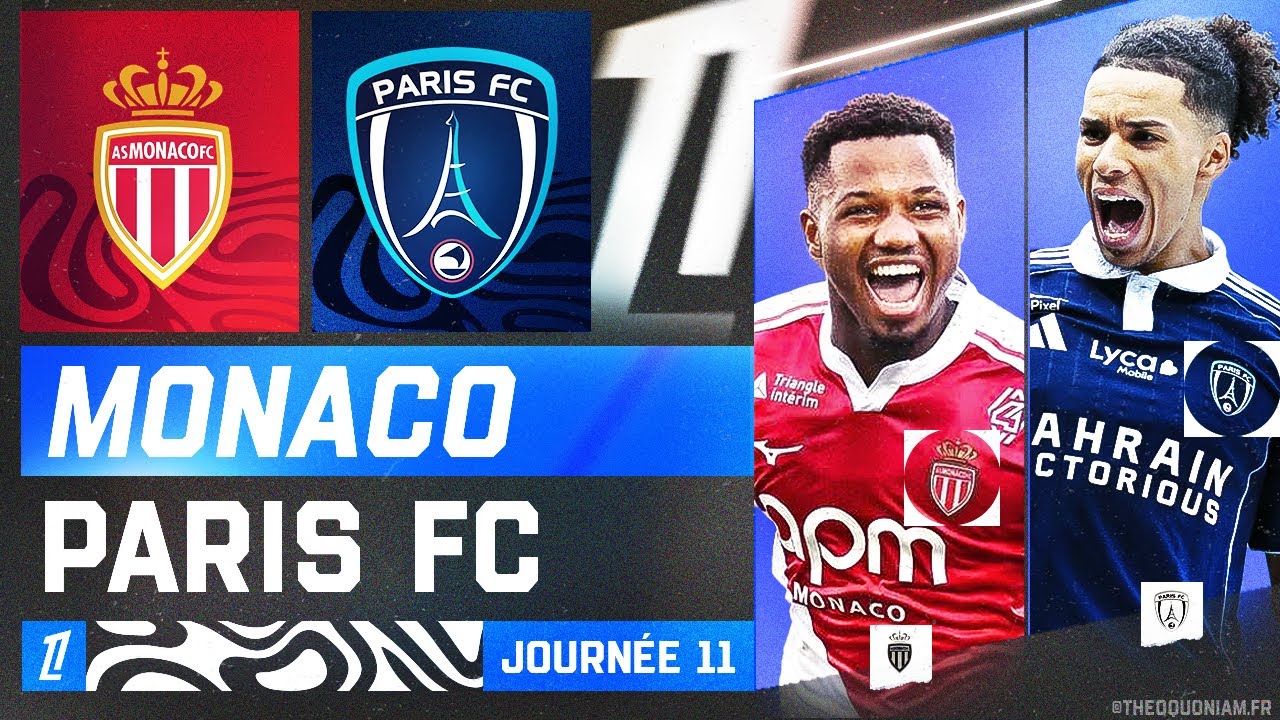 🔴 MONACO - PARIS FC : 0 - 1 | 🔵⚪ PARIS ET 🔴⚪ L'ASM VEULENT ENCHAINER ! | LIGUE 1 - LIVE/DIRECT
