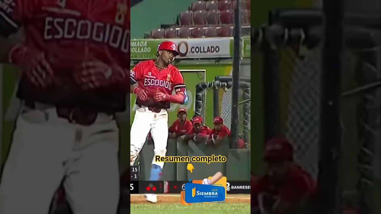 Leones del escogido vencen a toros del este 7-2