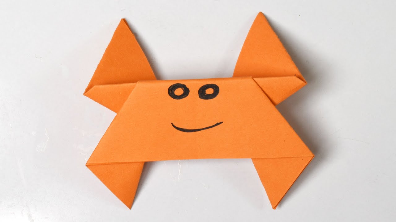 Paper Crab Making | Easy Paper Crafts for Kids