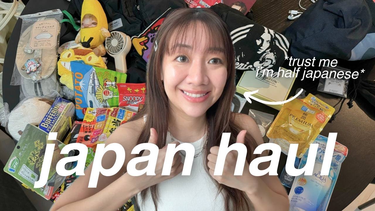 everything i bought after spending a month in japan 🇯🇵💸