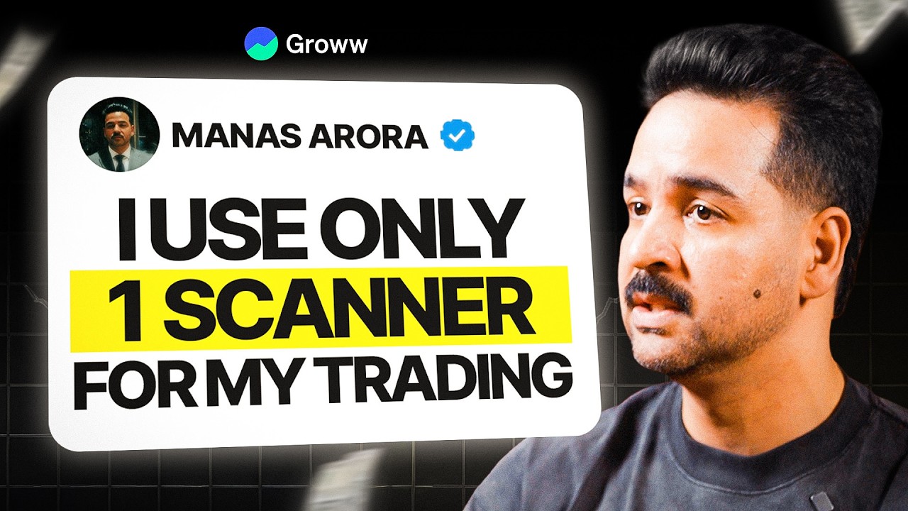 How to scan stocks for swing trading? | Ft. Manas Arora