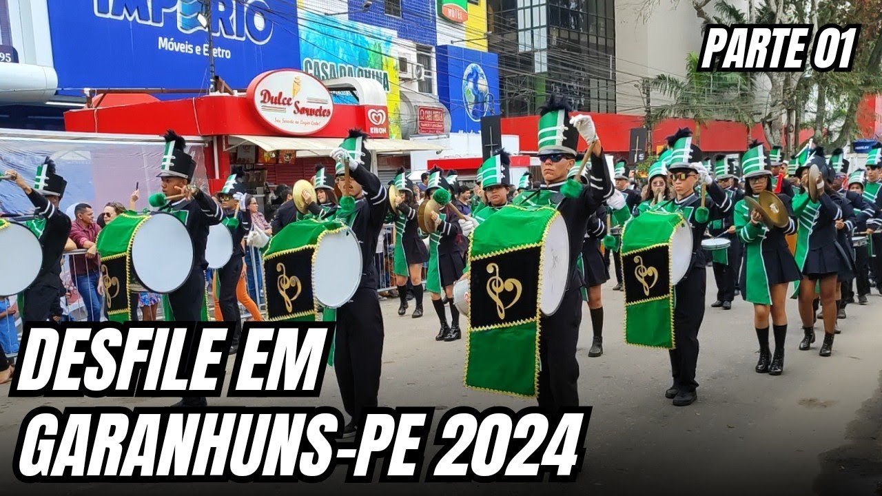 DESFILE 07 DE SETEMBRO DE GARANHUNS 2024. #07setembro #desfile #garanhuns