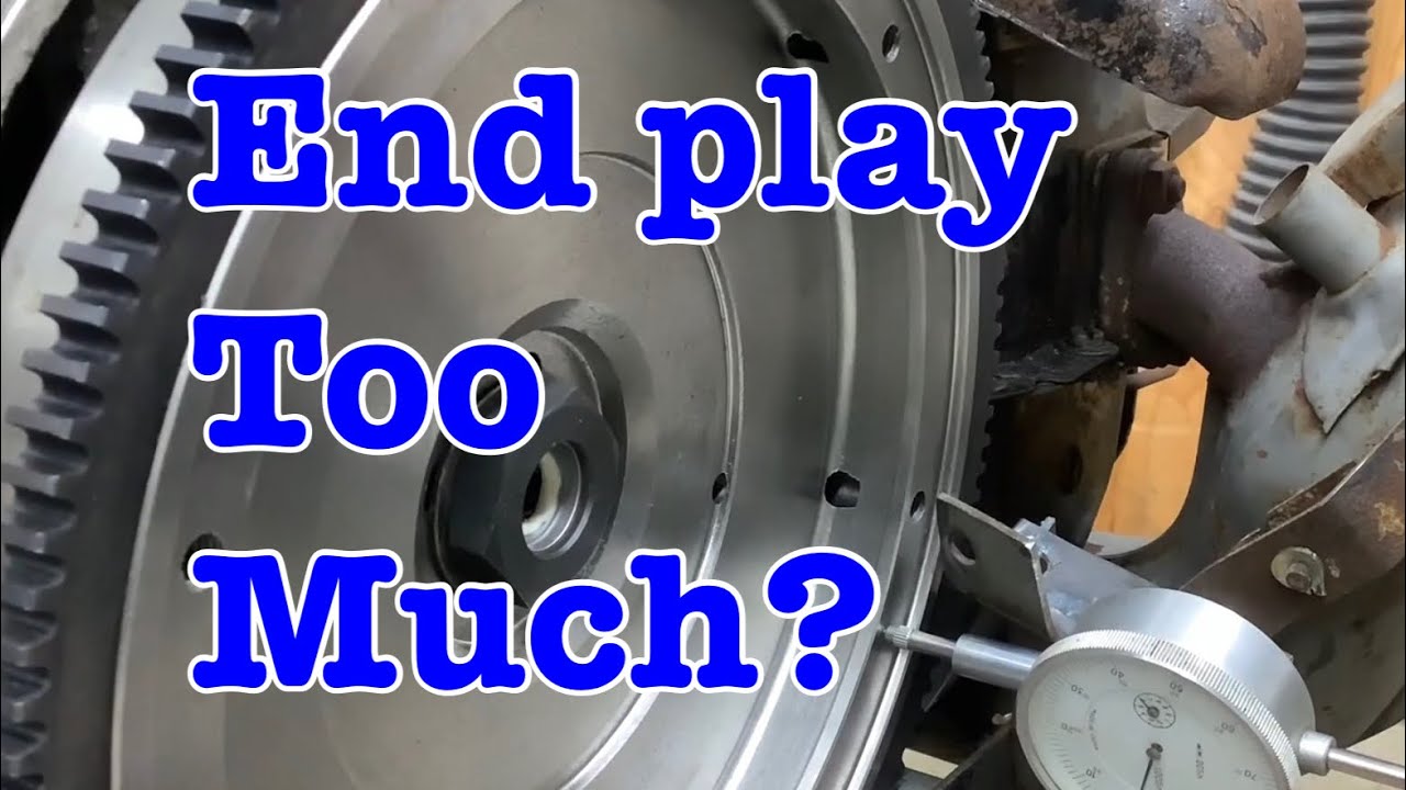 VW Sunbug crankshaft end play and rear main seal installation