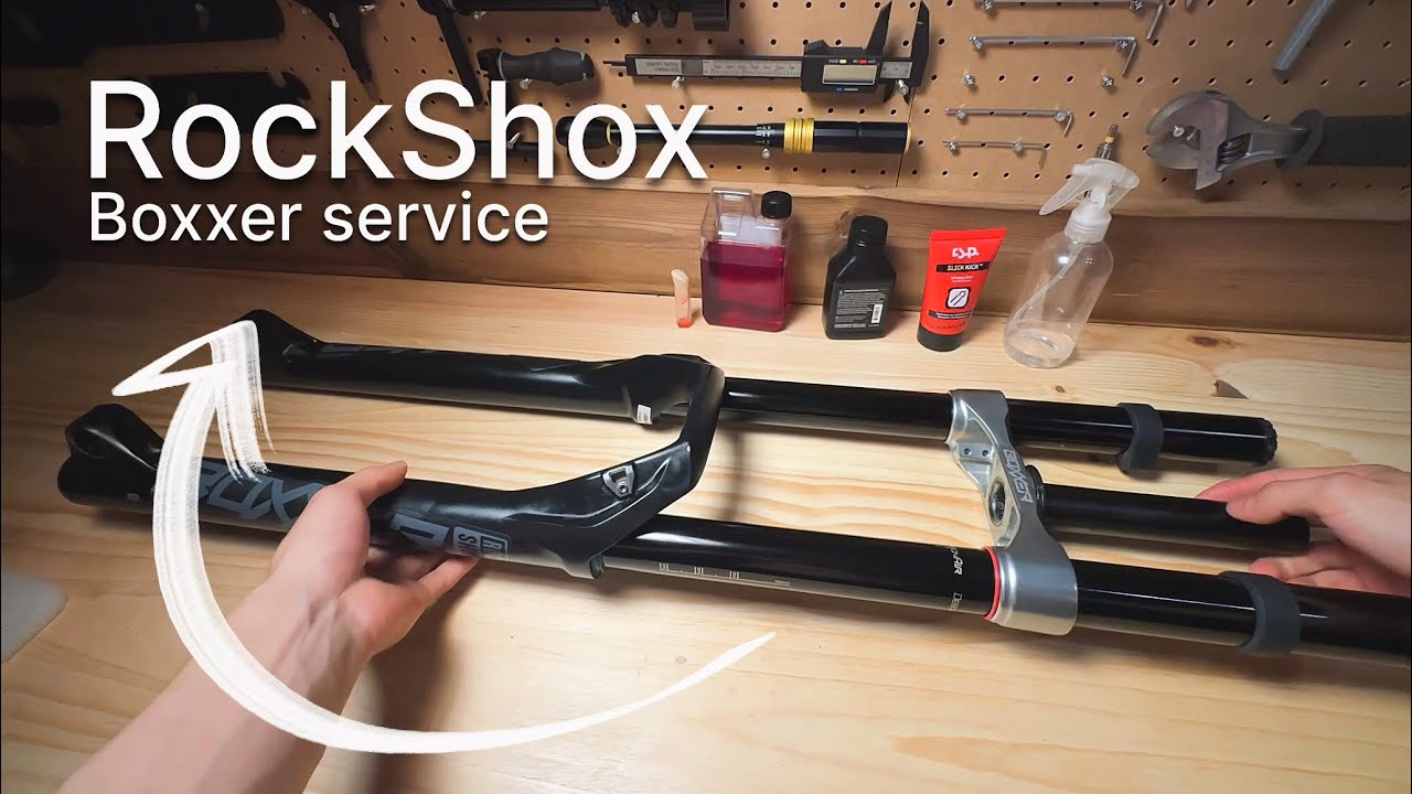 Rockshox Boxxer fork maintenance + SKF dual-compound seal kit