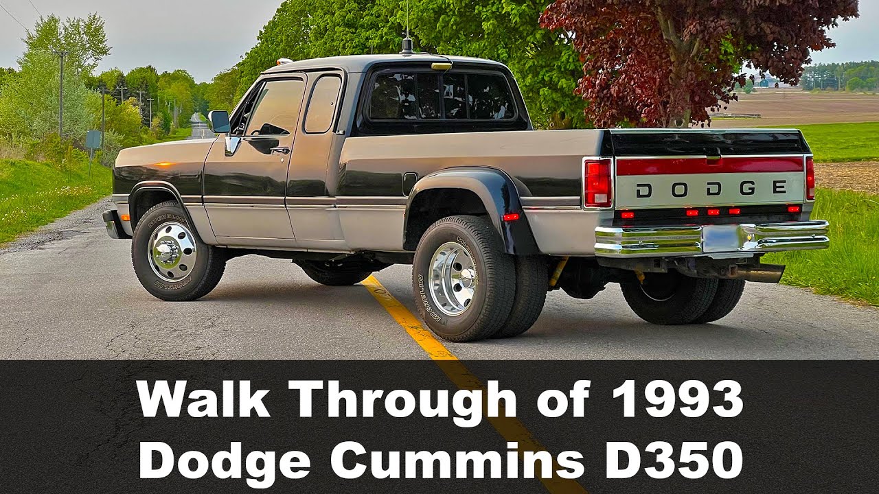 Обзор пикапа Dodge Cummins D350 Dually 1993 года