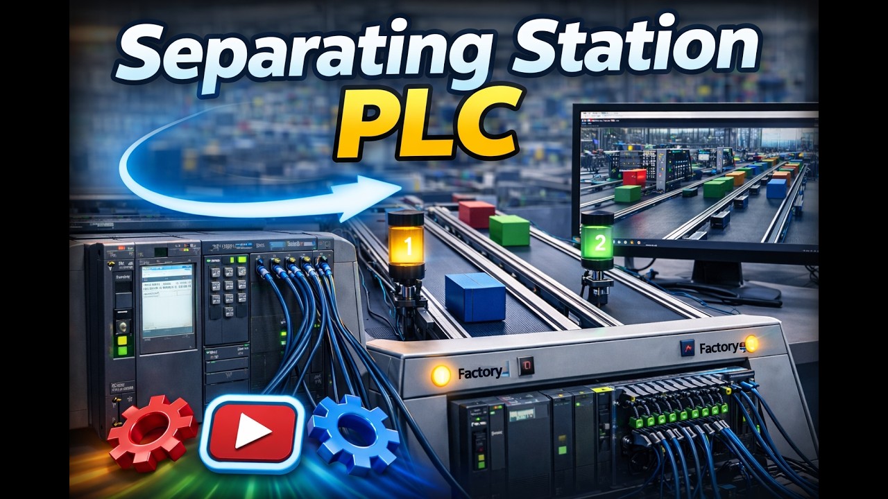 Factory IO Separating Station PLC Explained | Structured Programming in Siemens TIA Portal