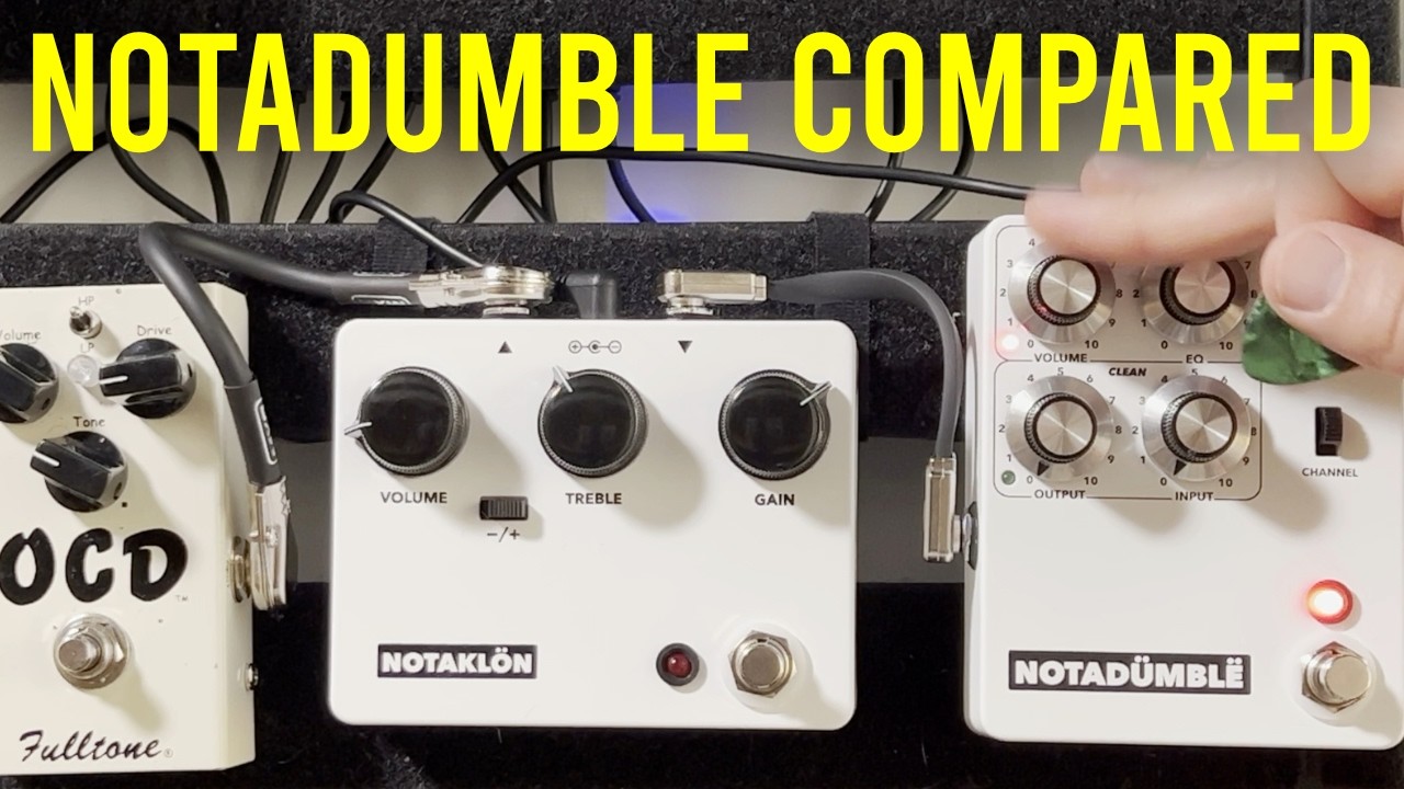 NOTADUMBLE | NOTAKLON | OCD (v1.1) Comparing Distortion and a Bunch of Boost Pedals TO BOOT