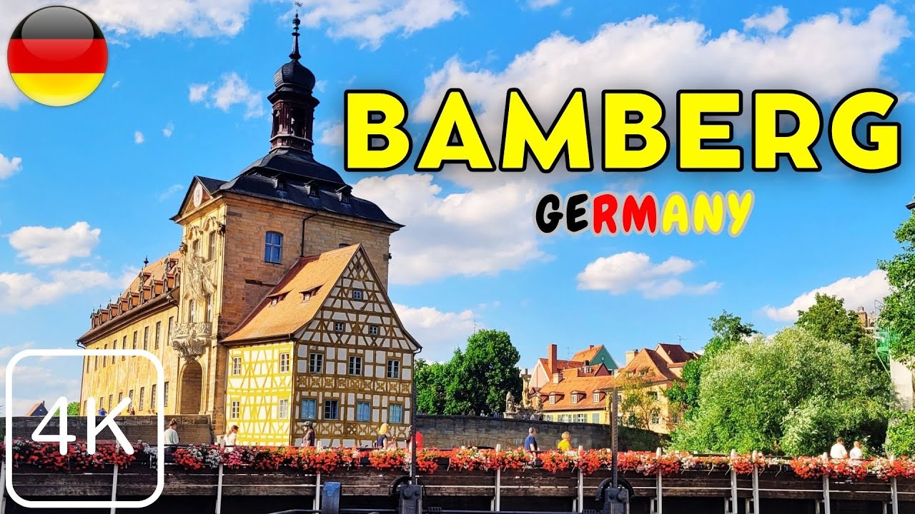 Бамберг, Германия Пешеходная экскурсия 4K 🇩🇪