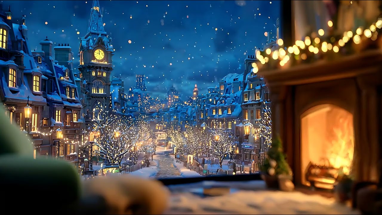 Dreamy Christmas Jazz – Winter Village Serenade
