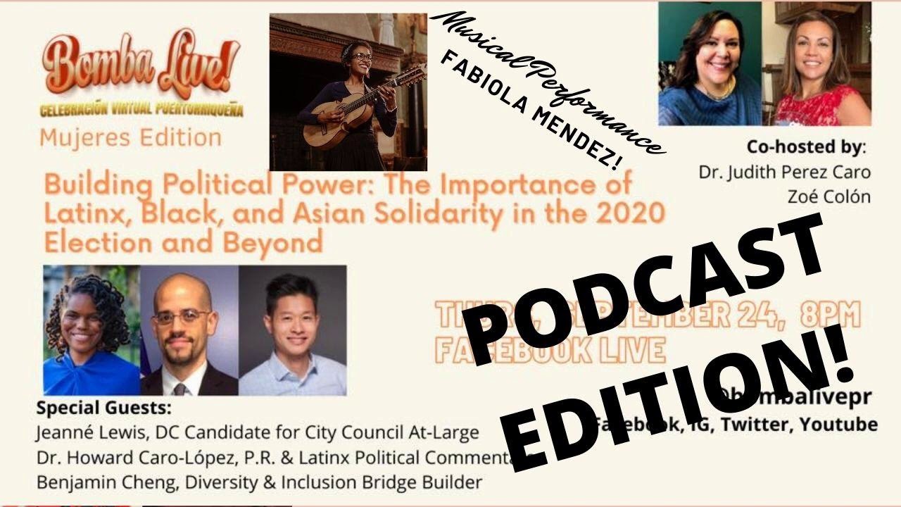 Latinx, Black And Asian Solidarity; Music From Fabiola Mendez