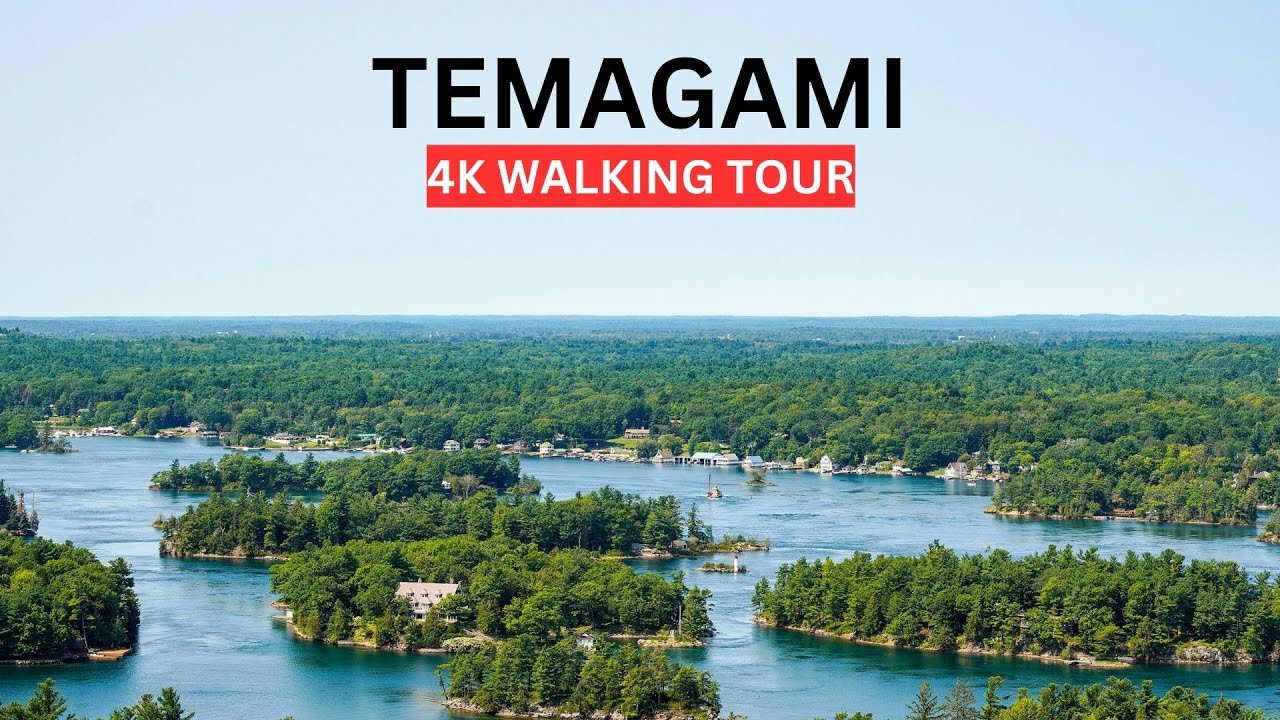 Temagami Northern Ontario Canada 4K Walking Tour | 4K Walking Tours