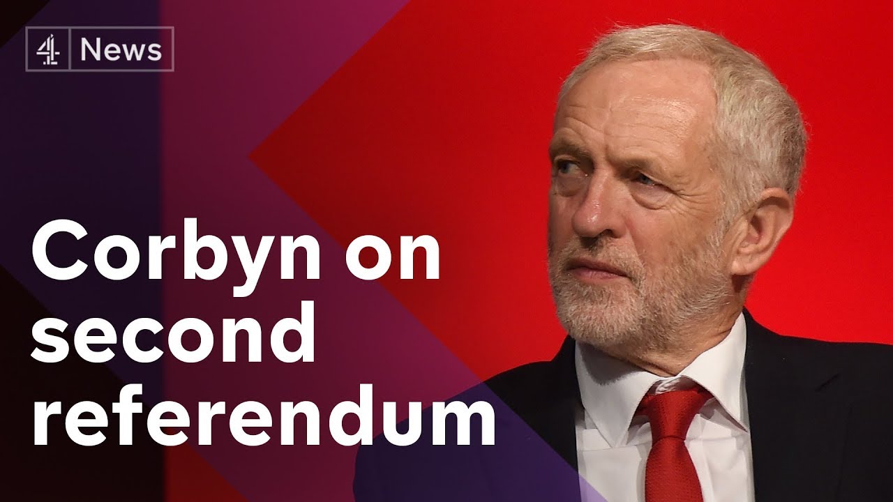 Corbyn would back members on second referendum