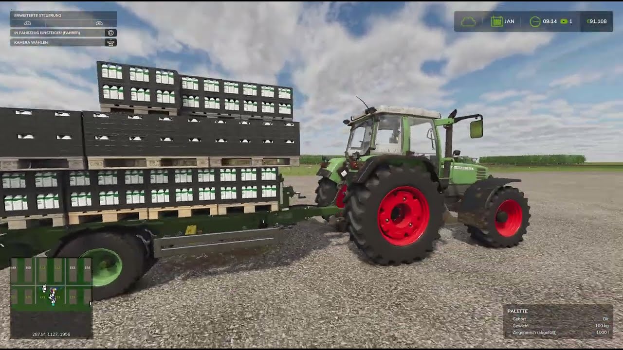 Farming Simulator 25-PS5-Selling goat's milk, I'll get rich-Ziegenmilch verkaufen, ich werde reich.