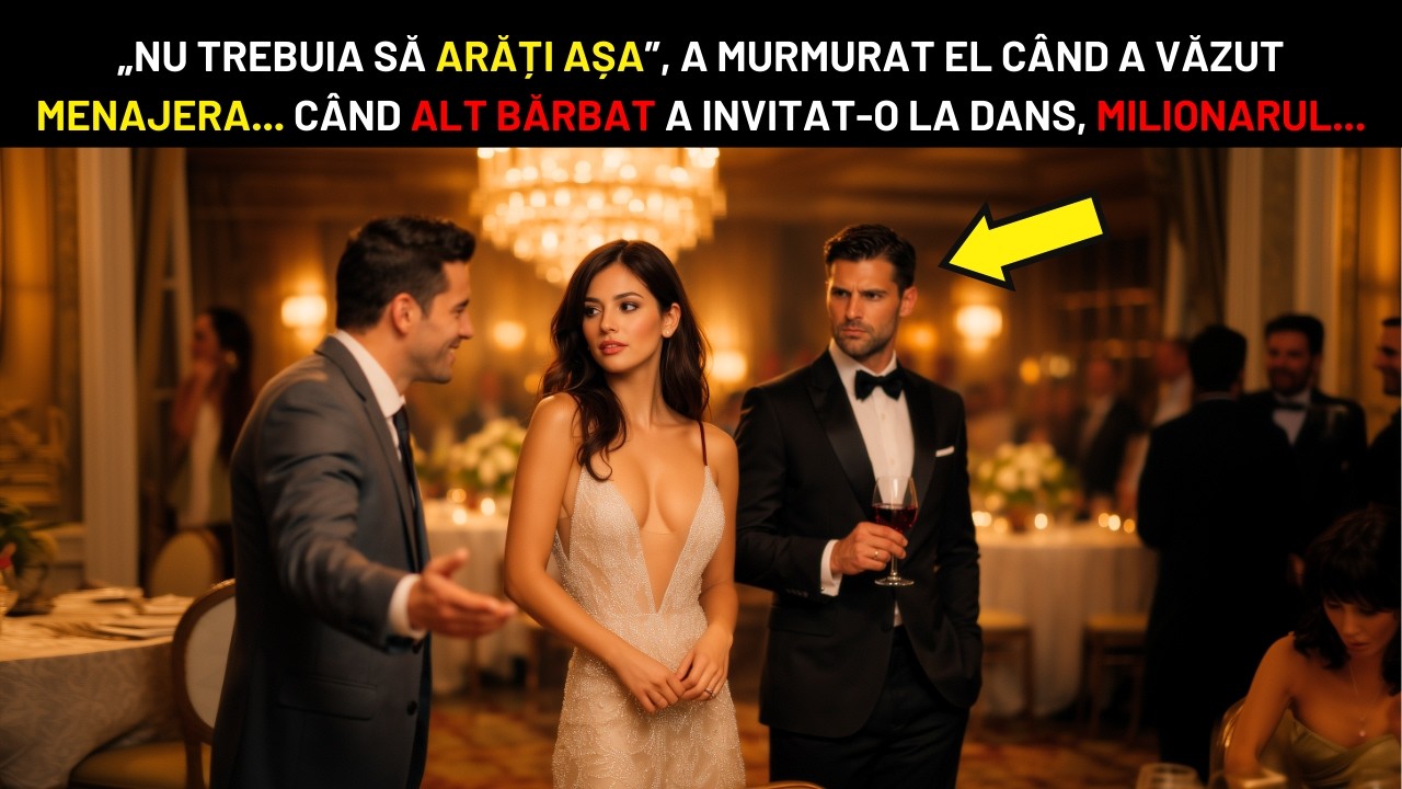 „NU TREBUIA SĂ AJUNGI AȘA” MURMURĂ EL, PRIVIND-O. CÂND ALT BĂRBAT A INVITAT-O LA DANS, MILIONARUL...