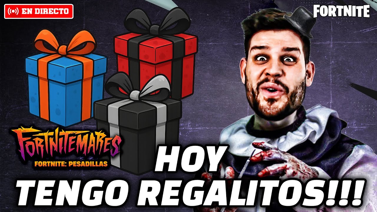 ✅HOY ACTUALIZACION Y 🎁REGALO🎁 ESPECIAL DE🎃FORTNITEMARES🎃#epicpartner  #fortnite #directo #fortnitebr