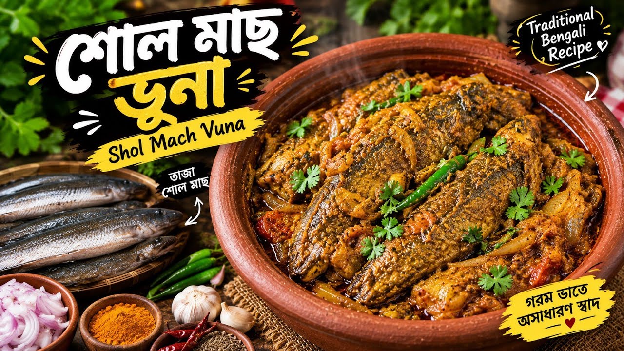 শোল মাছ ভুনা  🌶️🍲💝👻💖 Mahinoor's Daily Life 