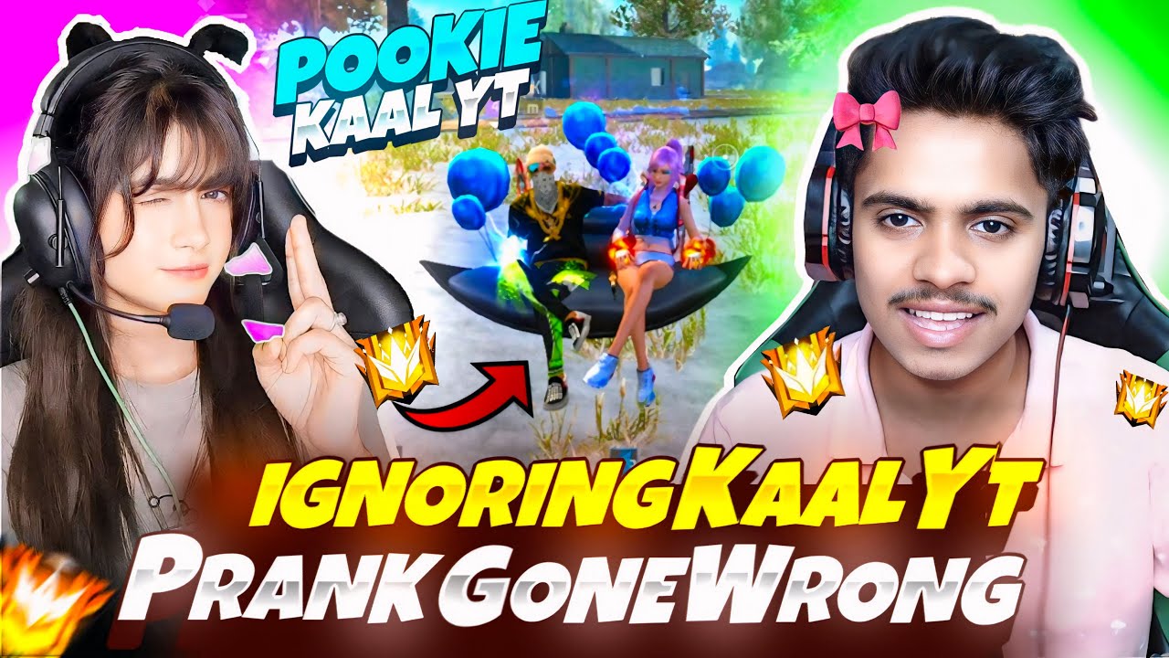 IGNORING KAAL YT PRANK GONE WRONG😂 They cried 😡 | Free Fire max