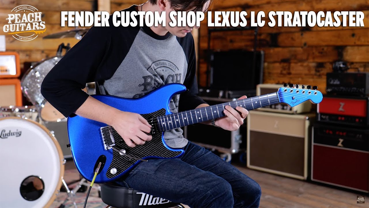 No Talking...Just Tones | Fender Custom Shop Lexus LC Stratocaster