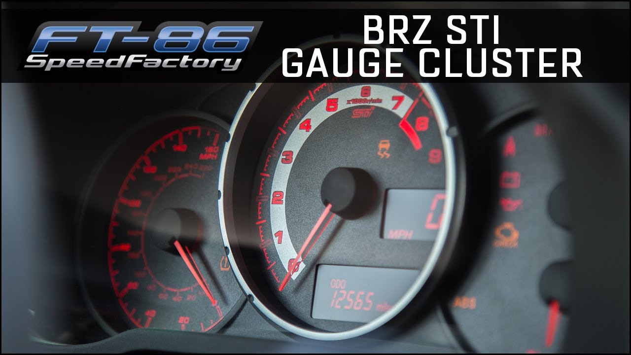 BRZ STI Magna Gauge Cluster - FT86SpeedFactory