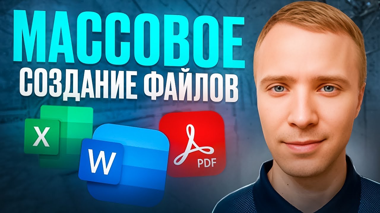 Макрос, который создаёт Excel, Word и PDF файлы автоматически