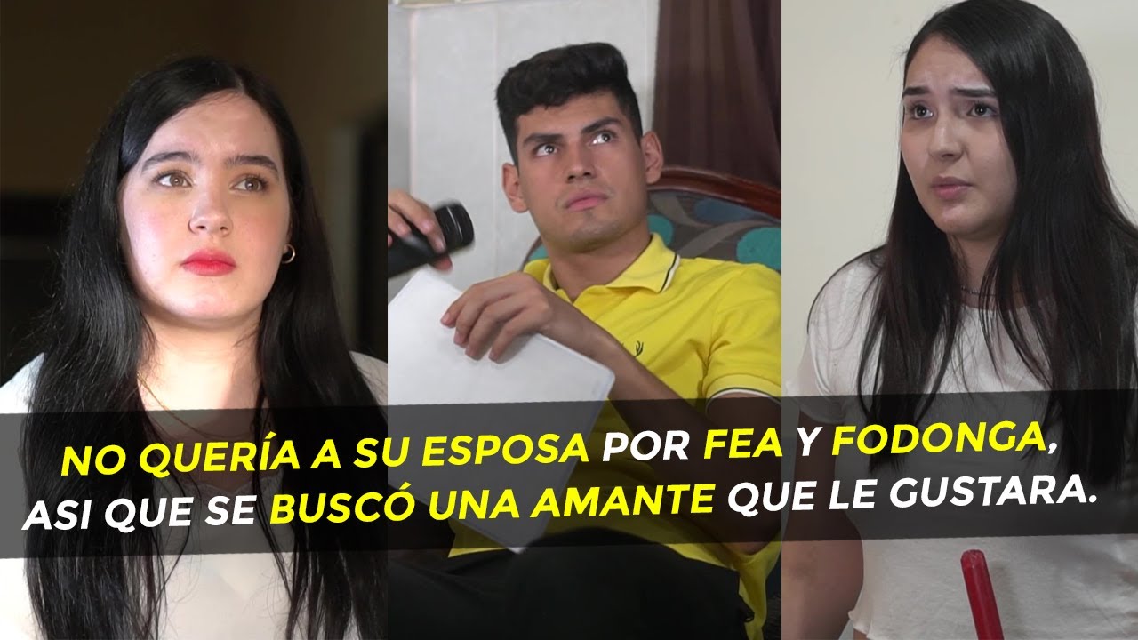 No quería a su esposa por fea y fodonga, así que se buscó una amante que le gustara.