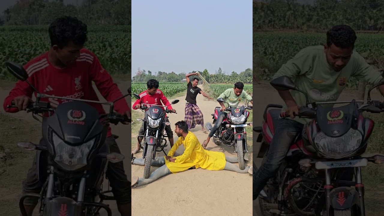 They took their two bikes and left.