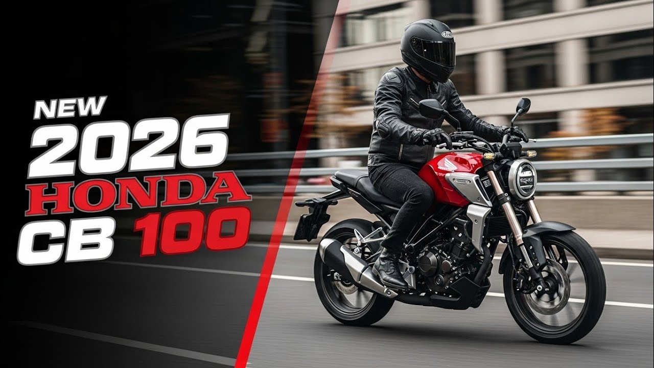 Новый Honda CB 100 2026 года – первый взгляд на компактный мотоцикл Honda с большим сюрпризом!‼️🔥