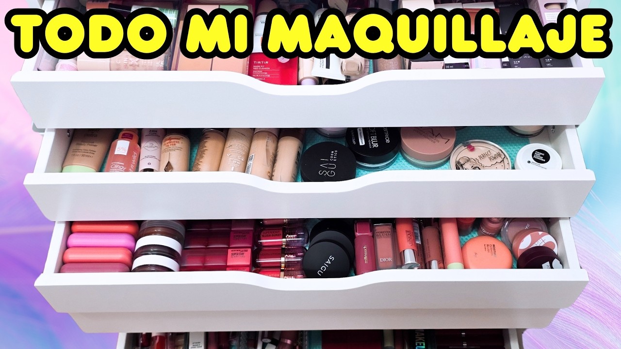 Mi COLECCIÓN de MAQUILLAJE - Makeup Storage (muebles IKEA)