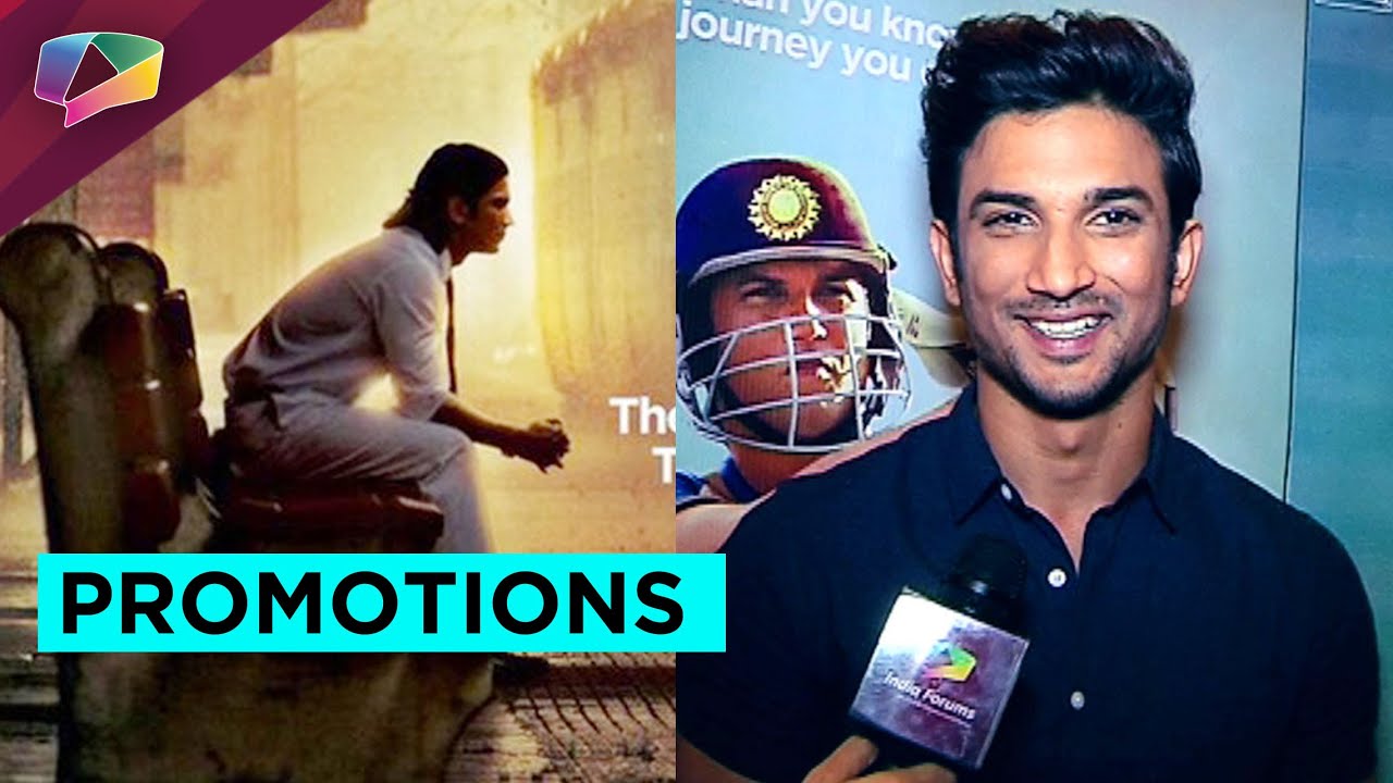 Sushant Singh Rajput promoting his new film M.S.Dhoni