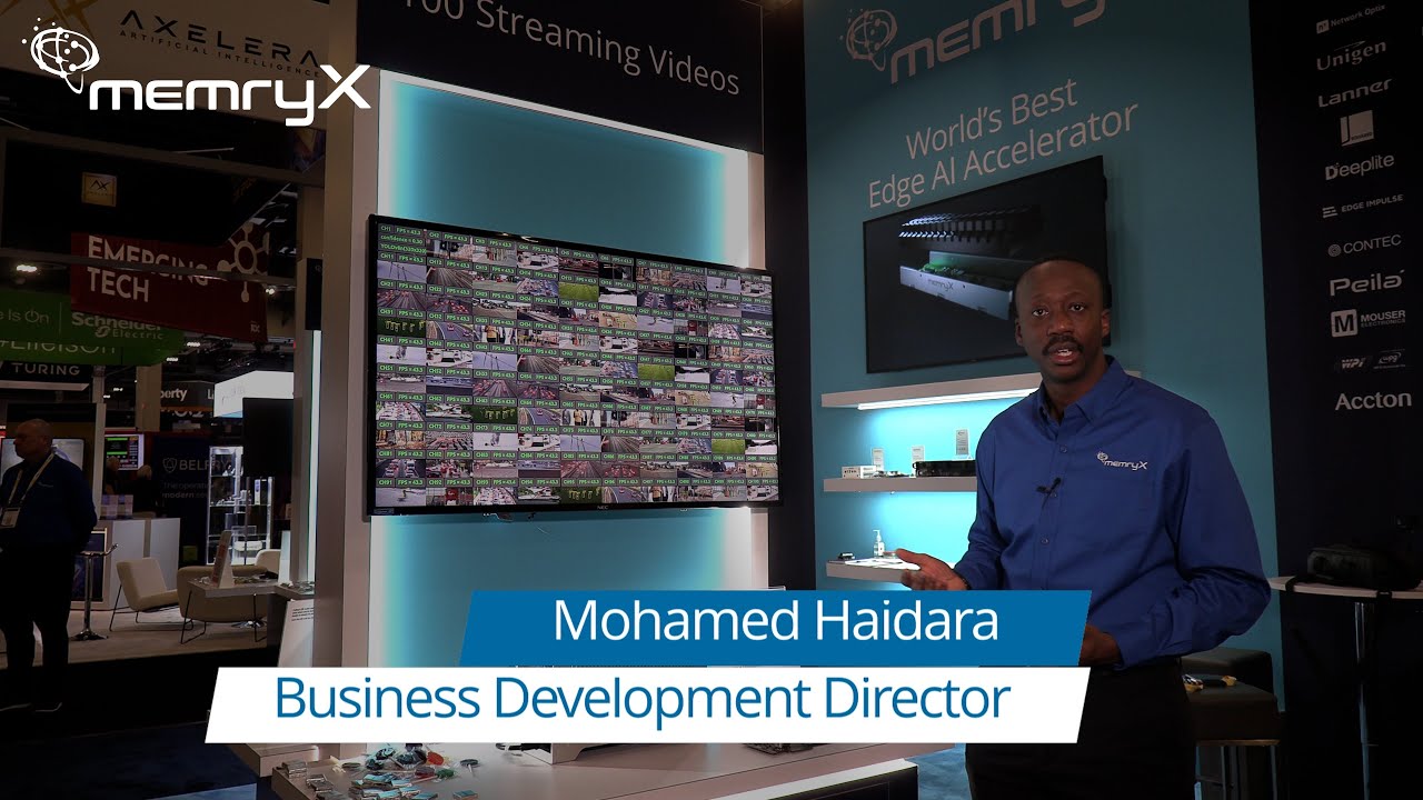 100 Streaming Videos with 4 MemryX MX3 modules