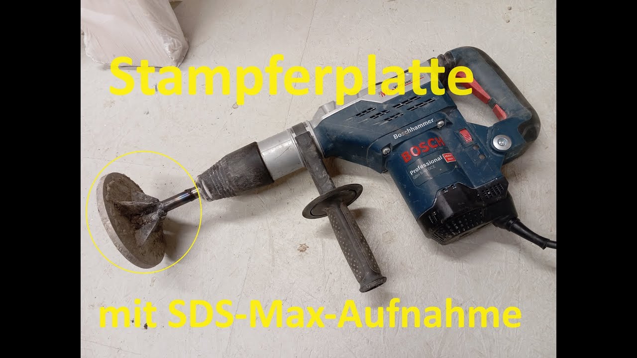 SDS - Max Stampferplatte / Rüttelplatte