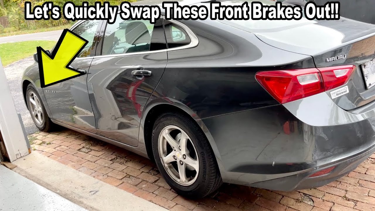 2016-2022 Chevy Malibu Front Brake Pad Replacement! How To Change Front Brakes On A Chevy Malibu!