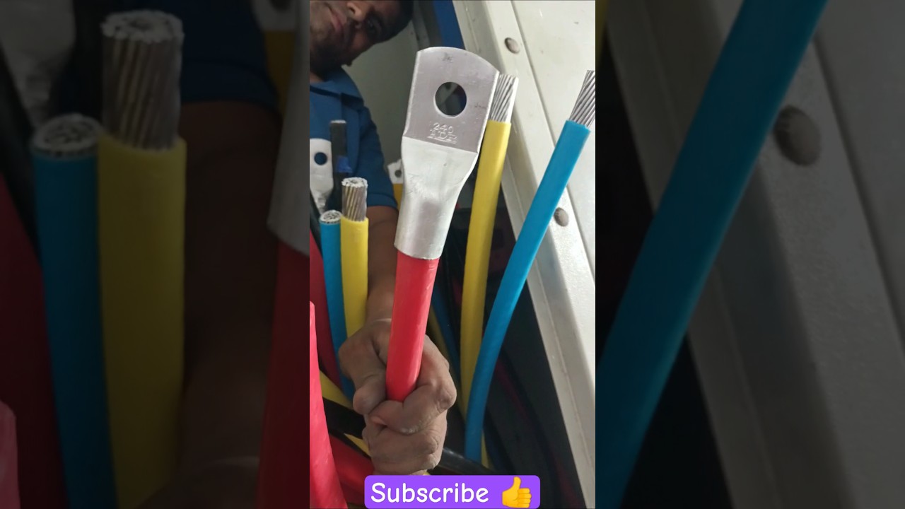 240 square mm cable lug #shorts #technical #cable #lug #electrical #electrician #youtube