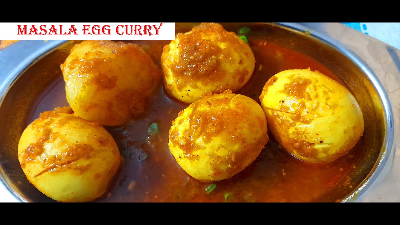Masala Egg Curry Recipe |  मसाला अंडा करी  |  মসালা এগ কারি