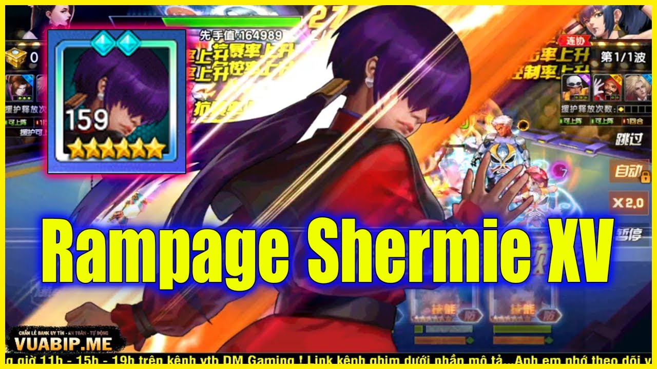 KOF98UMOL - 【オロチシェルミーXV Ver 】 Rampage Shermie XV qu&aacute; mạnh mẽ, thương hiệu thực sự rồi