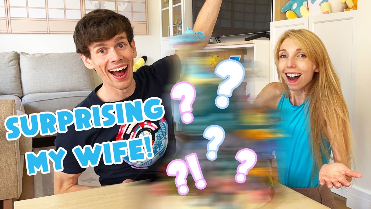 Surprising Wife with her DREAM Pok&eacute;mon Statue!