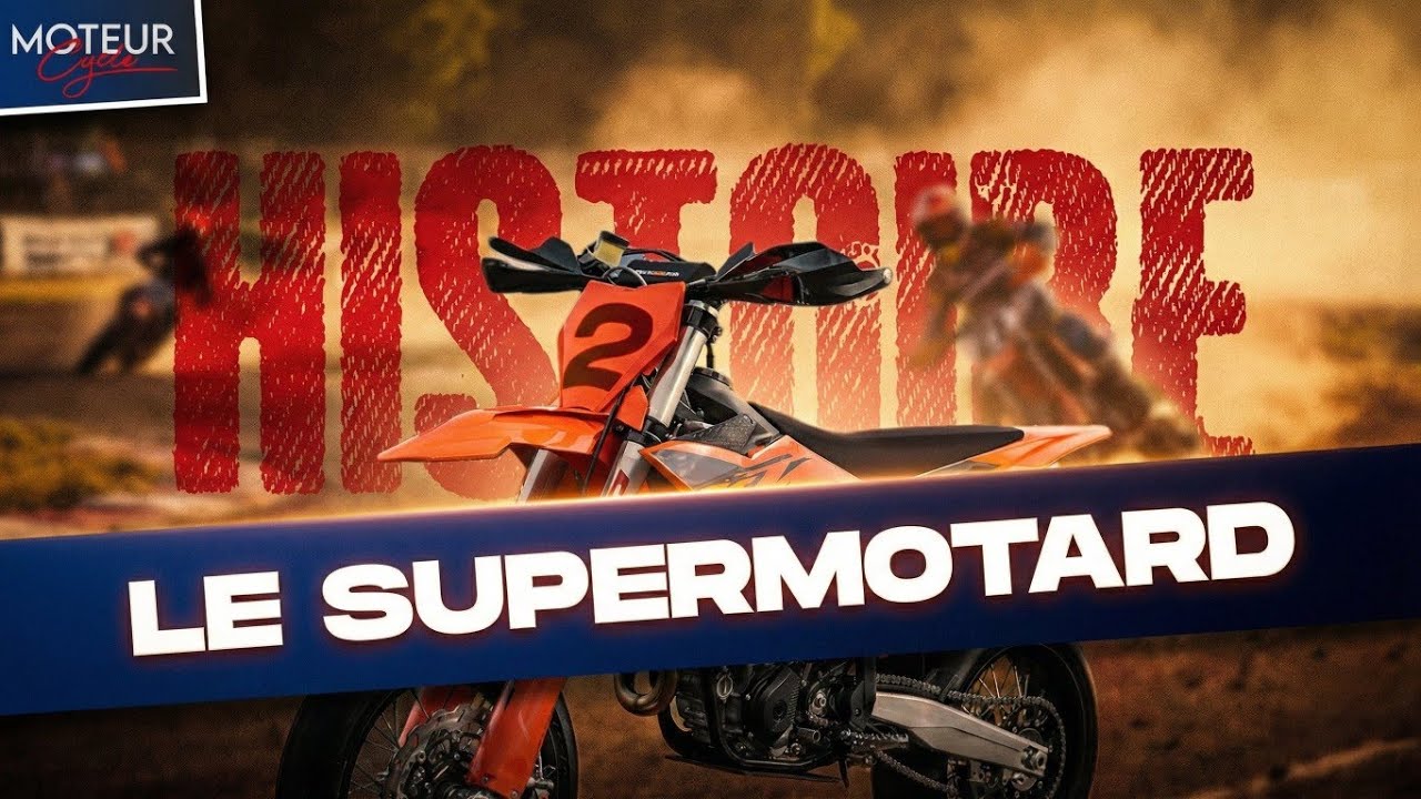 📺🏍️ HISTOIRE DU SUPERMOTARD : Du Bricolage au Mythe MOTEUR CYCLE !