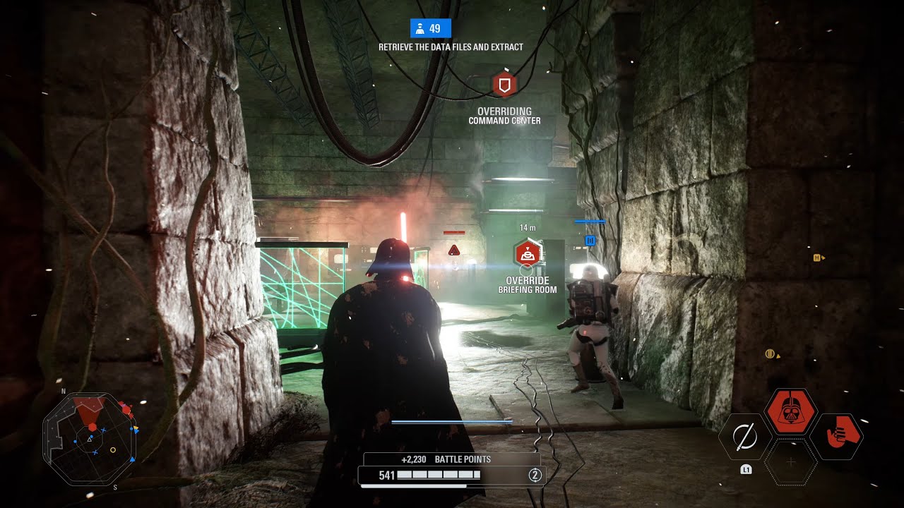 STAR WARS Battlefront II Galactic Assault (PS5) Геймплей с Дартом Вейдером