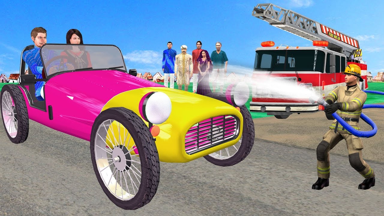 साइकिल कार्ट cycle kart fire truck Village Comedy हिंदी कहानियां Hindi Kahani- Hindi Comedy Stories