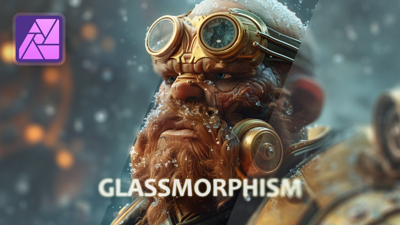 Create Stunning Glass Morphism Design in Affinity Photo
