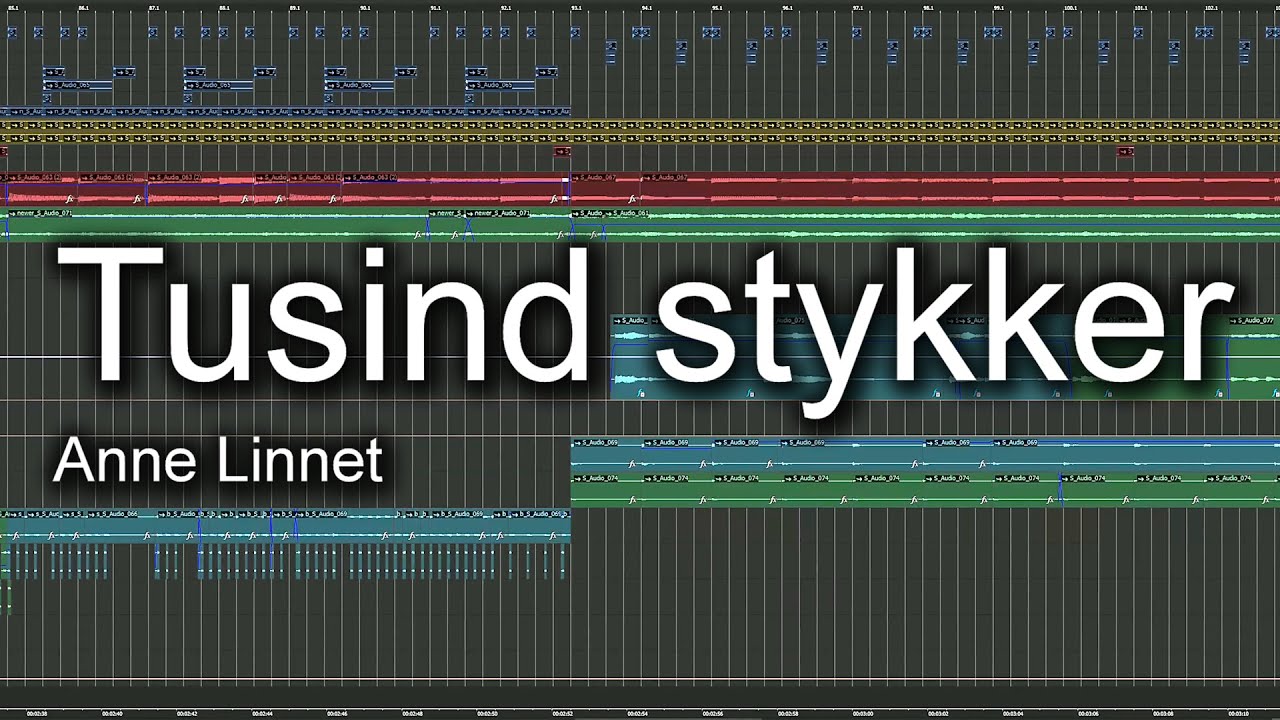 Anne Linnet - Tusind stykker cover (instrumental/karaoke)