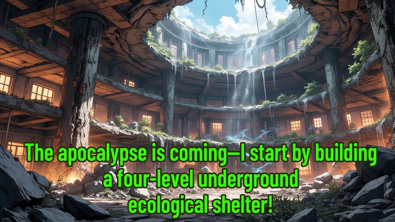 The apocalypse is coming—I start by building a four-level underground ecological shelter!