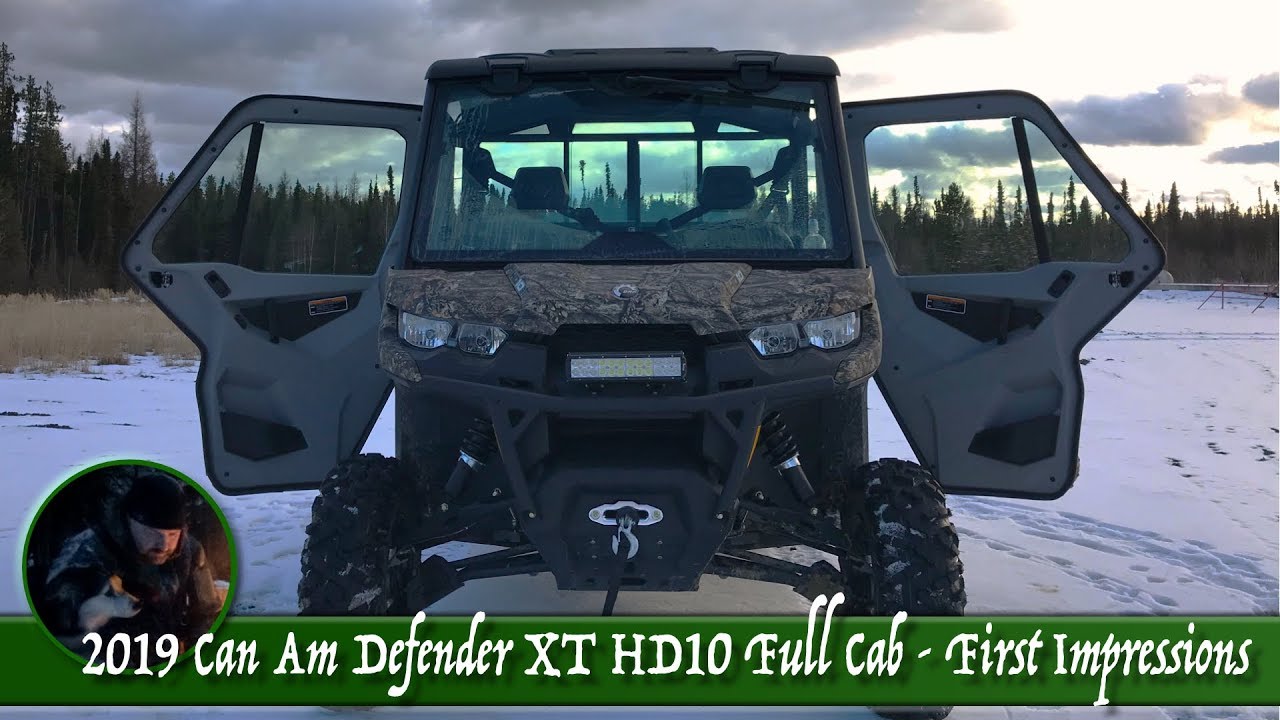 2019 Can Am Defender XT HD10 Full Cab - First Impressions