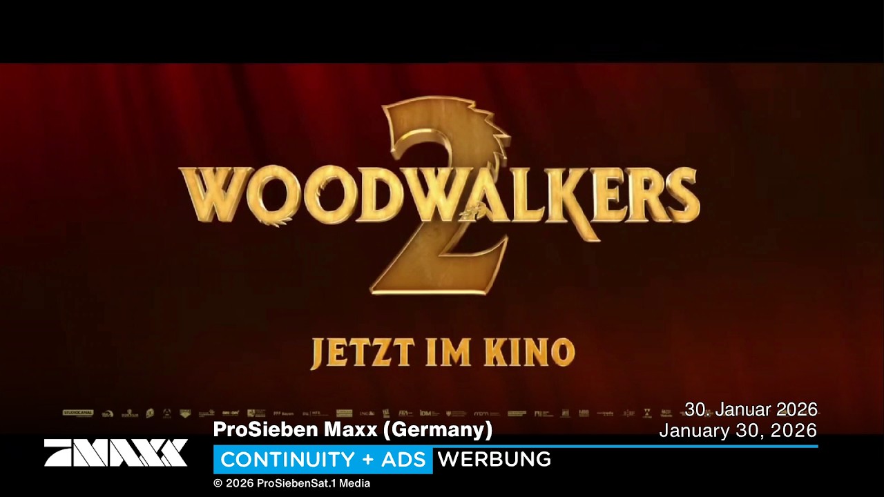 ProSieben Maxx (Germany) continuity + ads | January 30, 2026 • Werbung | 30. Januar 2026