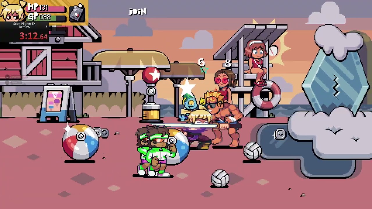 Scott Pilgrim EX: Demo Speedrun 7:21 (Former WR)